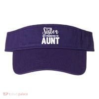 Funny Best Sister Get Promoted To Aunt Visor thumb 0