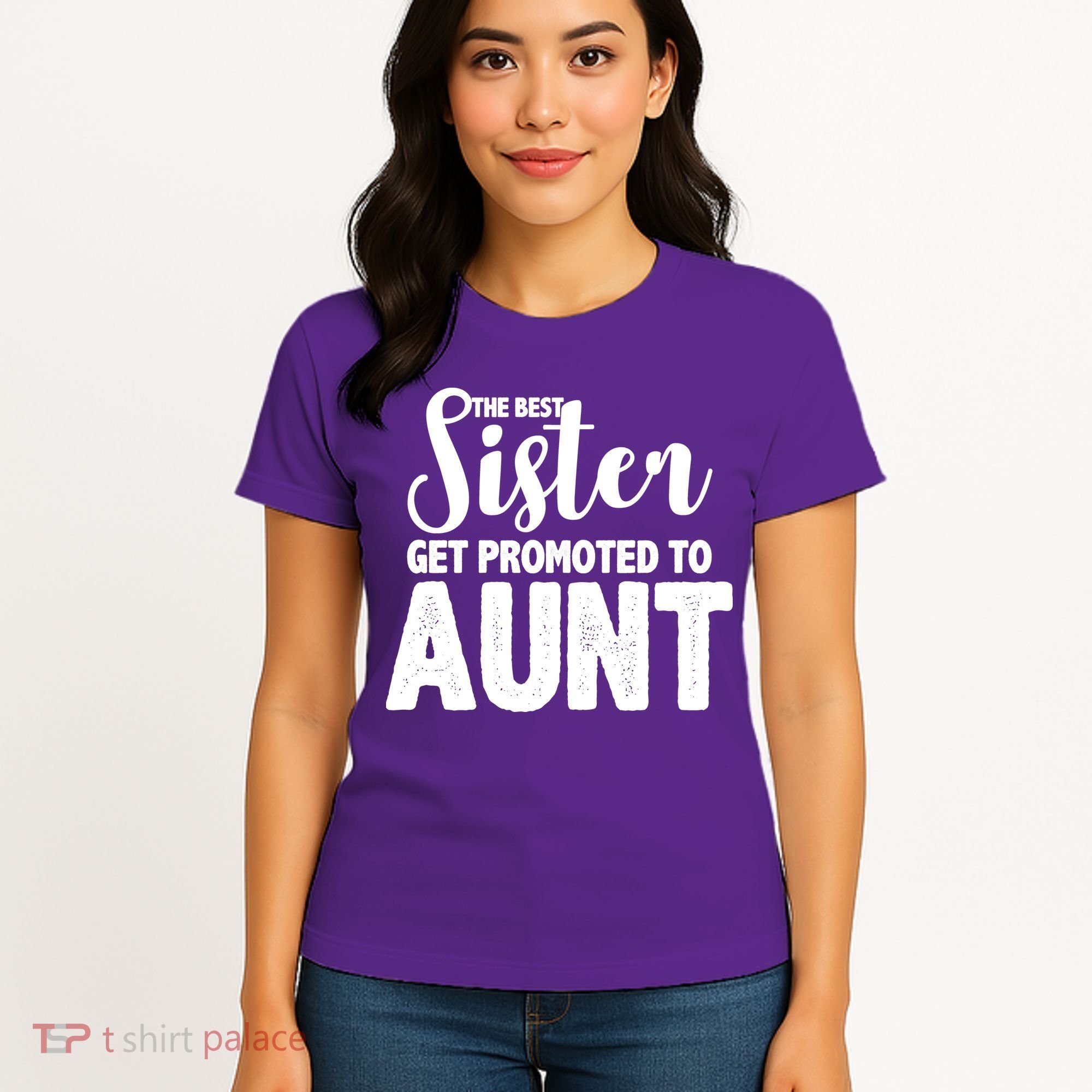 Funny Best Sister Get Promoted To Aunt Women's T-Shirt