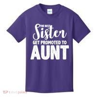 Funny Best Sister Get Promoted To Aunt Kids T-Shirt thumb 0