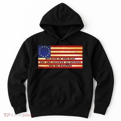 Funny Betsy Ross Original 13 Colony Flag Hoodie