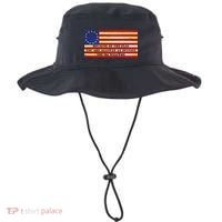 Funny Betsy Ross Original 13 Colony Flag Bucket Hat thumb 0