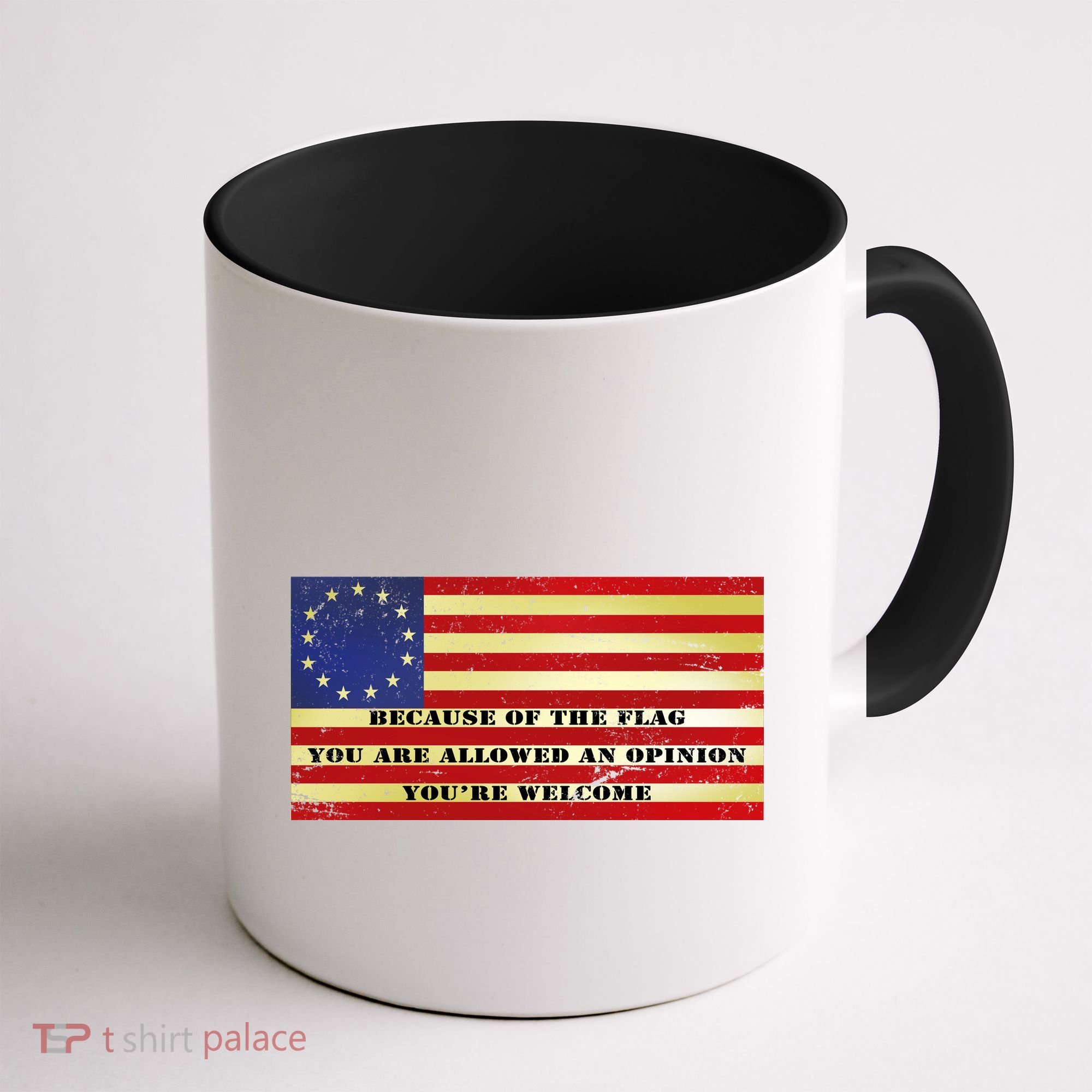 Funny Betsy Ross Original 13 Colony Flag Coffee Mug