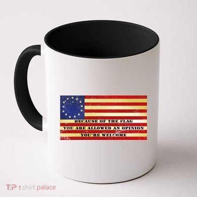 Funny Betsy Ross Original 13 Colony Flag Coffee Mug