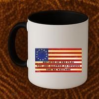 Funny Betsy Ross Original 13 Colony Flag Coffee Mug thumb 2