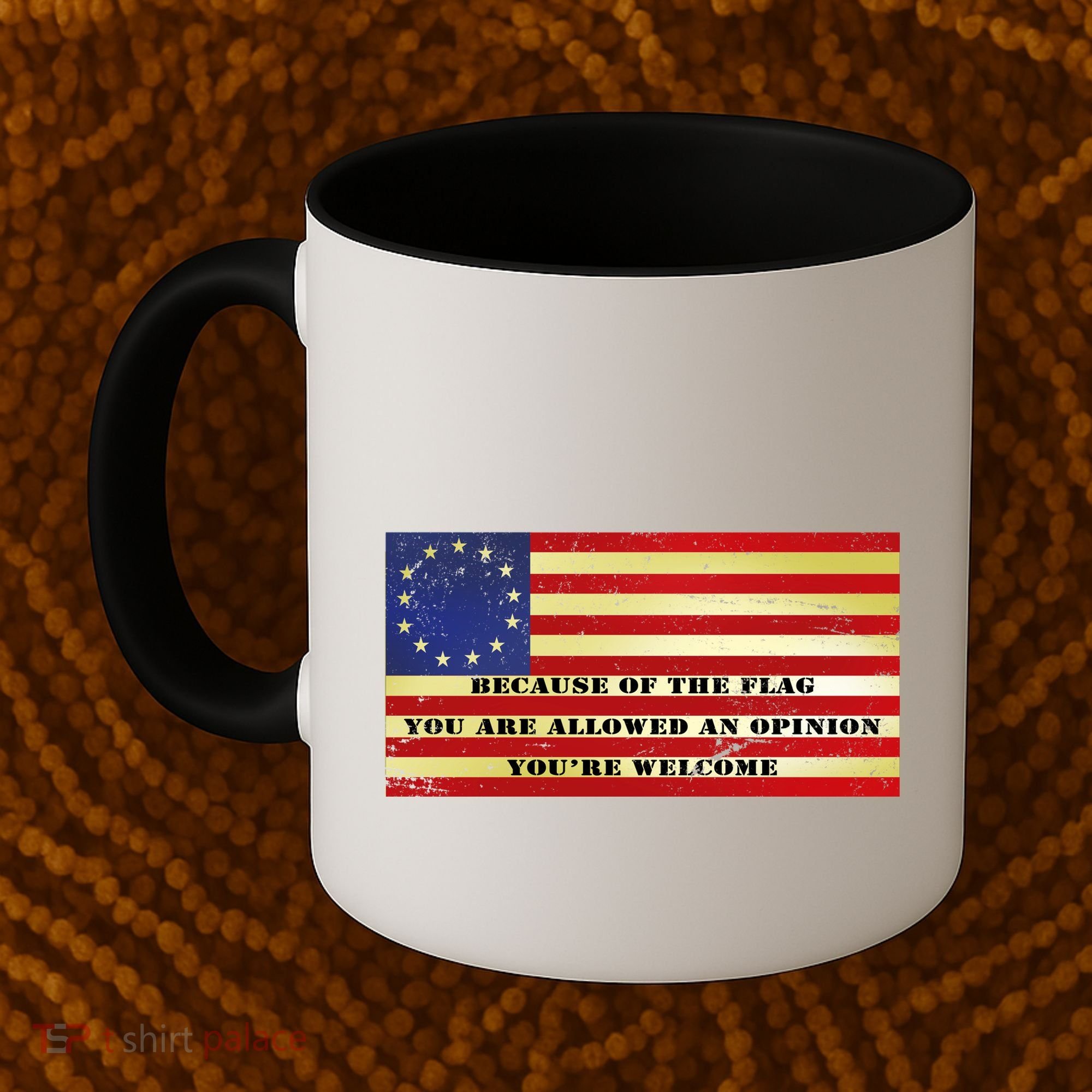 Funny Betsy Ross Original 13 Colony Flag Coffee Mug