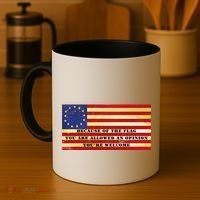 Funny Betsy Ross Original 13 Colony Flag Coffee Mug thumb 4