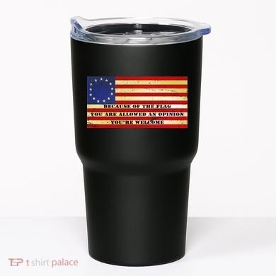 Funny Betsy Ross Original 13 Colony Flag Tumbler