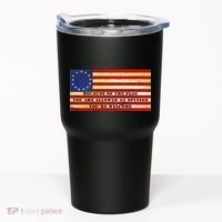 Funny Betsy Ross Original 13 Colony Flag Tumbler thumb 0