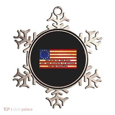 Funny Betsy Ross Original 13 Colony Flag Ornament