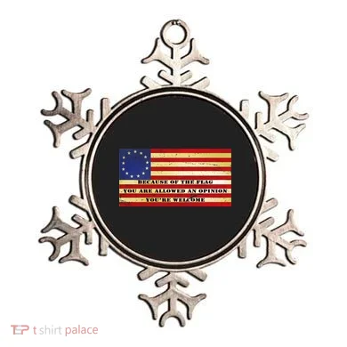 Funny Betsy Ross Original 13 Colony Flag Ornament