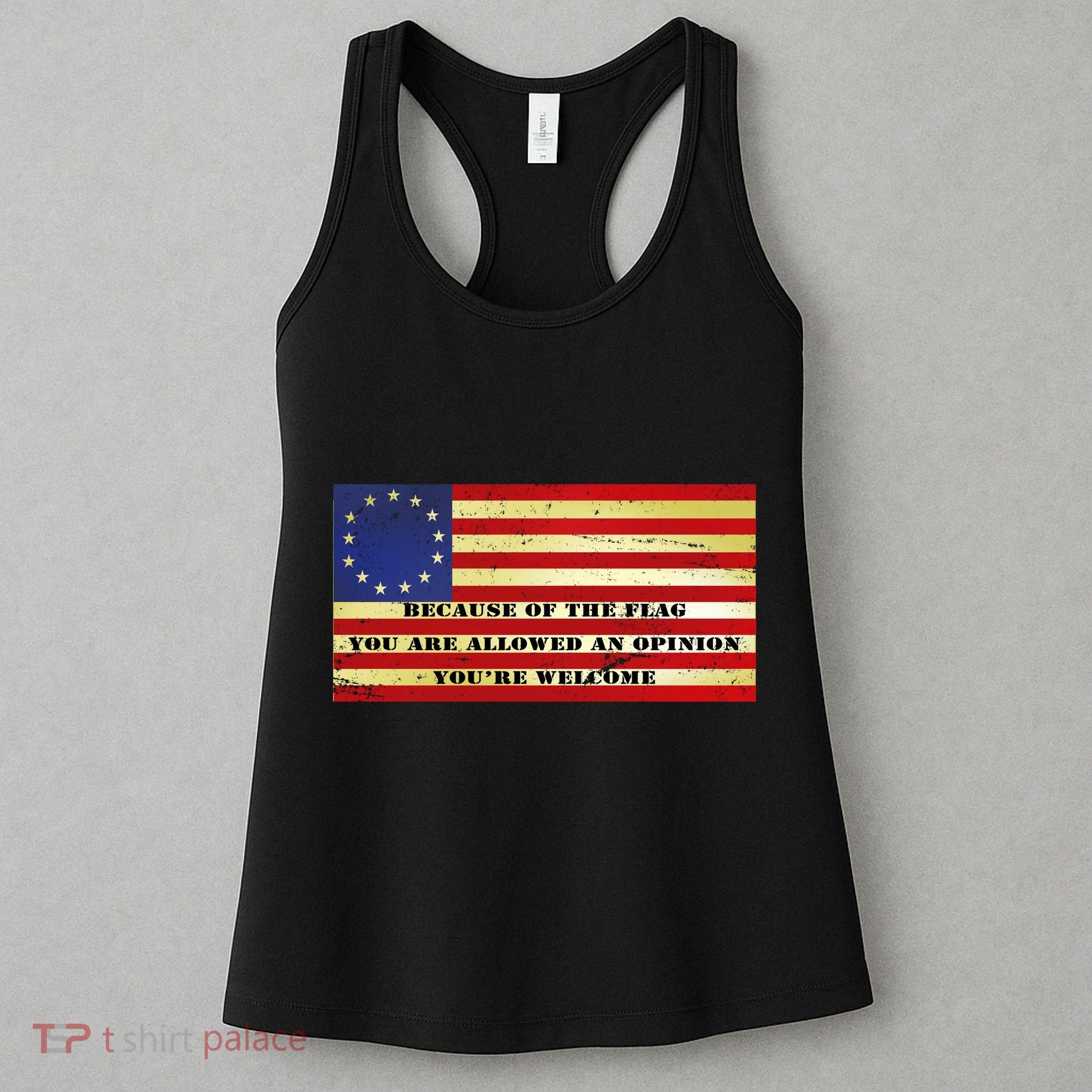 Funny Betsy Ross Original 13 Colony Flag Women's Tank Top