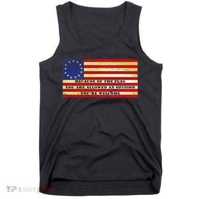 Funny Betsy Ross Original 13 Colony Flag Tank Top