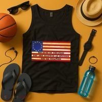 Funny Betsy Ross Original 13 Colony Flag Tank Top thumb 4