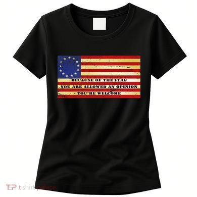 Funny Betsy Ross Original 13 Colony Flag Women's T-Shirt
