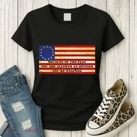 Funny Betsy Ross Original 13 Colony Flag Women's T-Shirt thumb 3