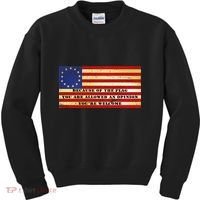 Funny Betsy Ross Original 13 Colony Flag Kids Sweatshirt thumb 0