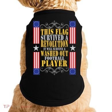 Funny Betty Ross Flag Survived The Revolution Doggie Tank