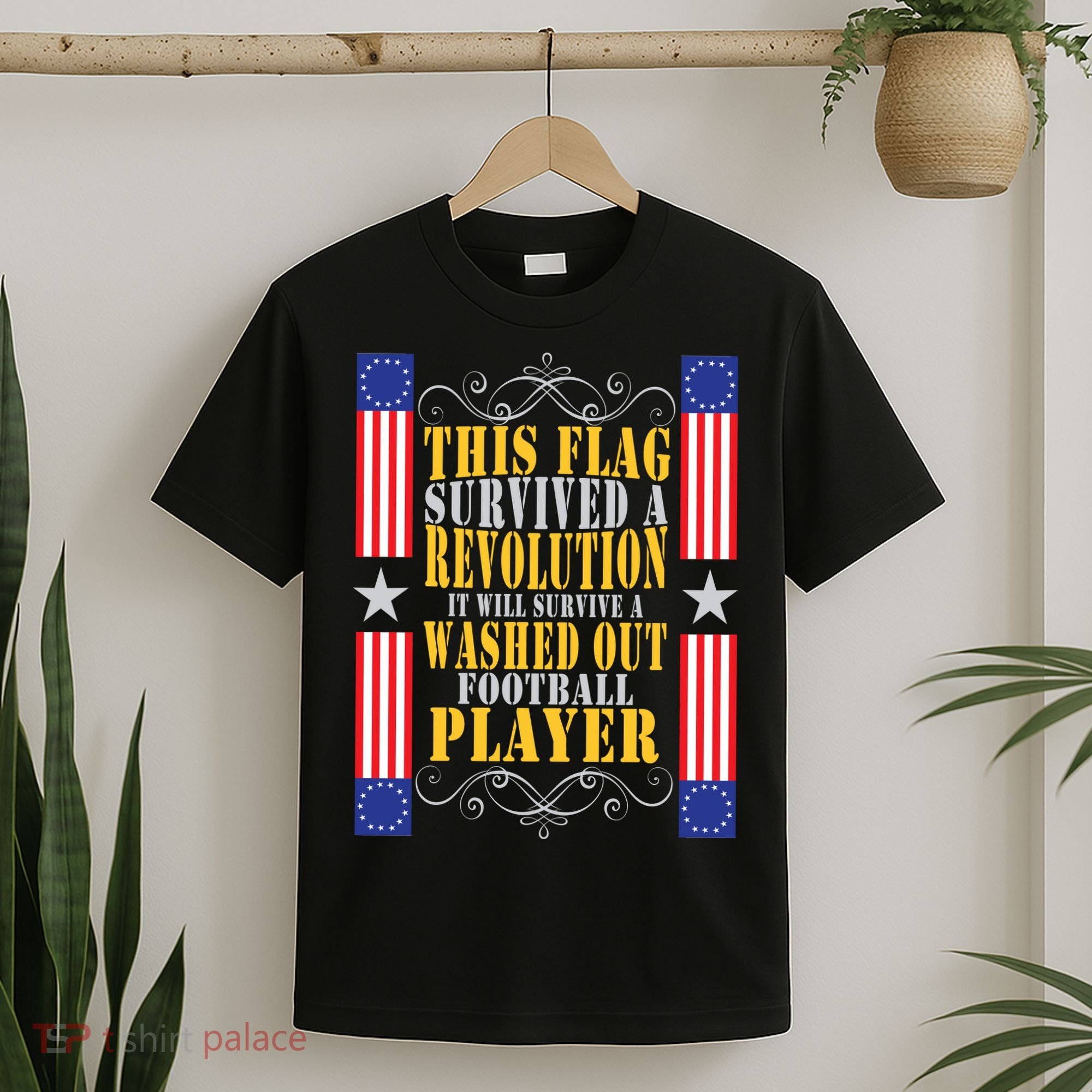 Funny Betty Ross Flag Survived The Revolution T-Shirt