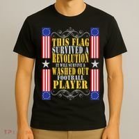 Funny Betty Ross Flag Survived The Revolution T-Shirt thumb 3
