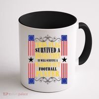 Funny Betty Ross Flag Survived The Revolution Coffee Mug thumb 1