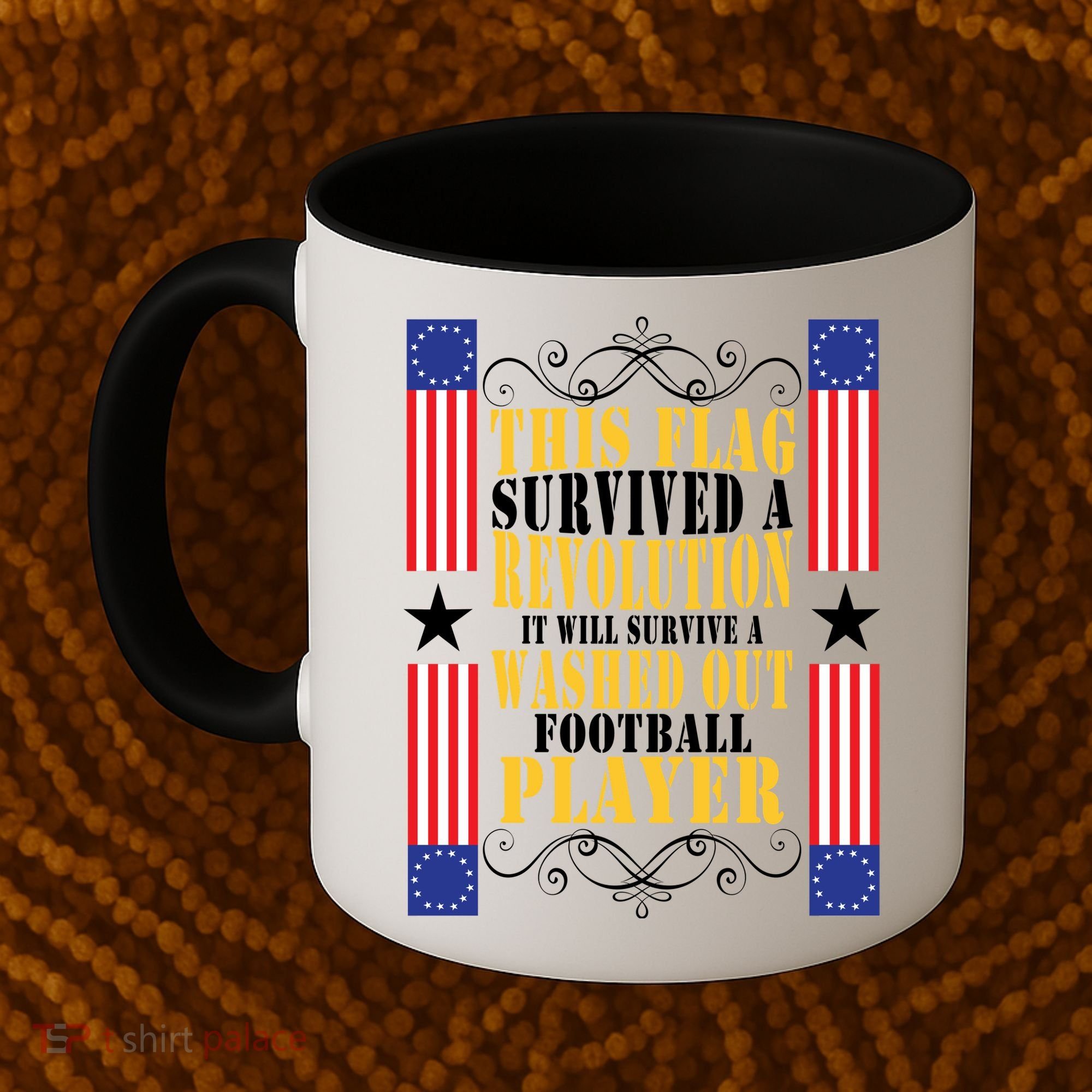 Funny Betty Ross Flag Survived The Revolution Coffee Mug