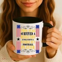 Funny Betty Ross Flag Survived The Revolution Coffee Mug thumb 3