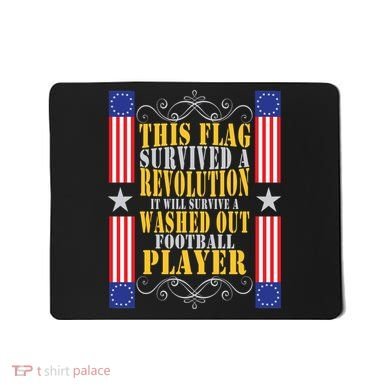 Funny Betty Ross Flag Survived The Revolution Mousepad