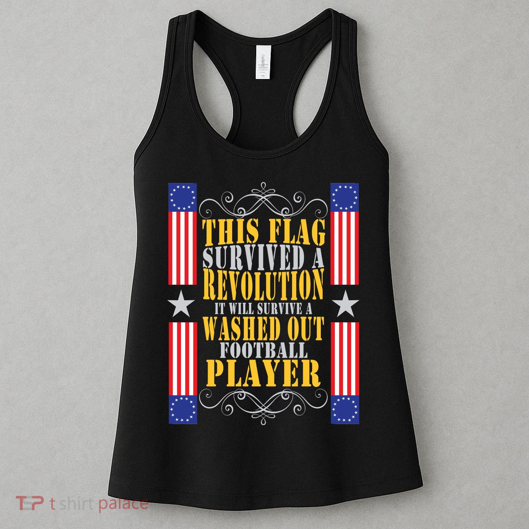 Funny Betty Ross Flag Survived The Revolution Women's Tank Top