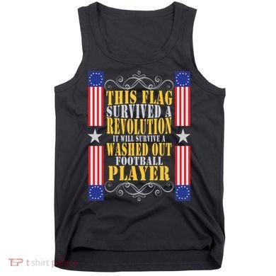 Funny Betty Ross Flag Survived The Revolution Tank Top