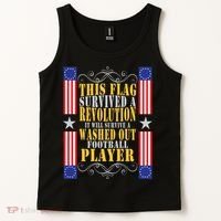Funny Betty Ross Flag Survived The Revolution Tank Top thumb 2