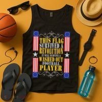 Funny Betty Ross Flag Survived The Revolution Tank Top thumb 4