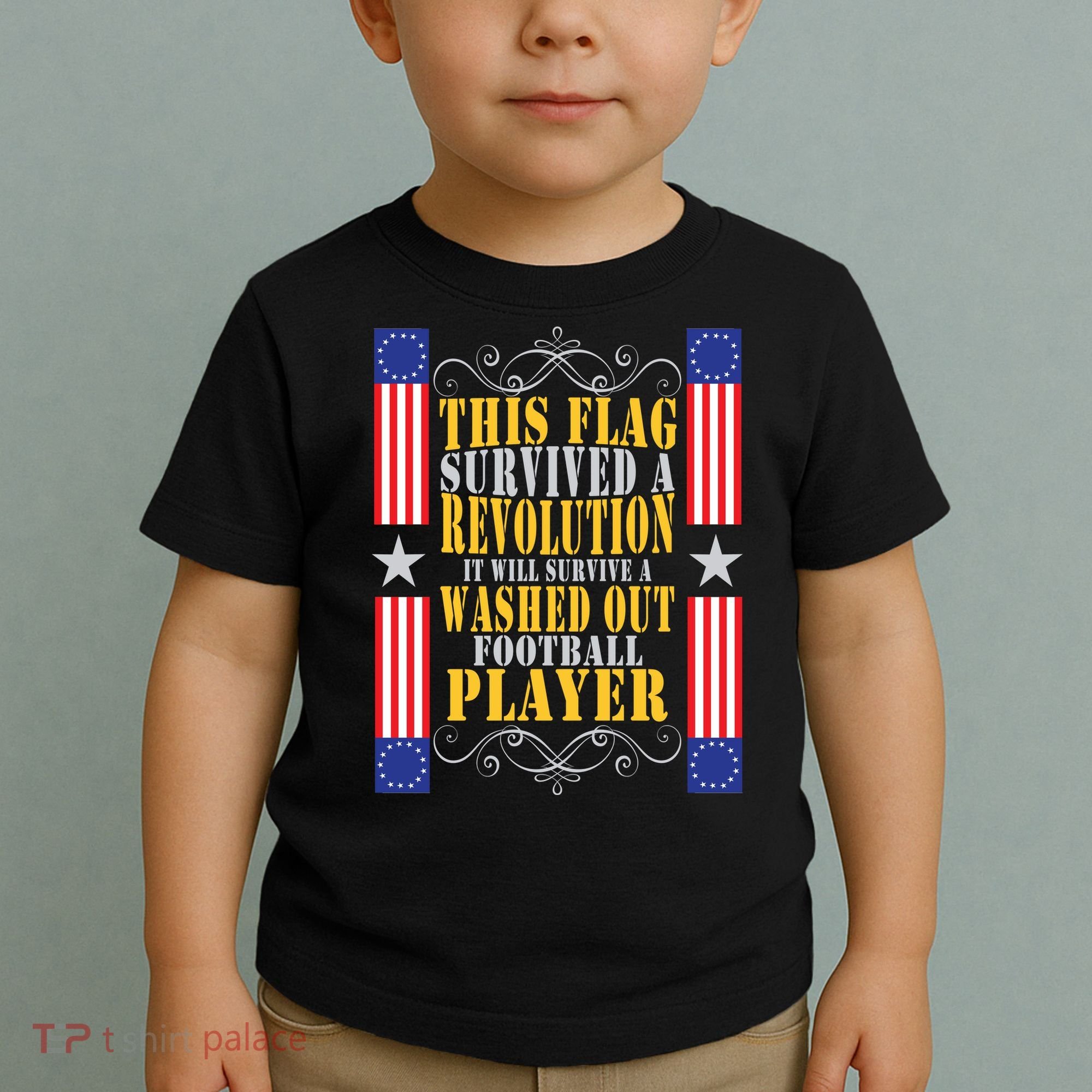Funny Betty Ross Flag Survived The Revolution Toddler T-Shirt
