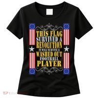 Funny Betty Ross Flag Survived The Revolution Women's T-Shirt thumb 0