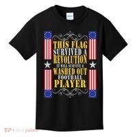 Funny Betty Ross Flag Survived The Revolution Kids T-Shirt thumb 0