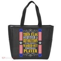 Funny Betty Ross Flag Survived The Revolution Tote Bag thumb 0