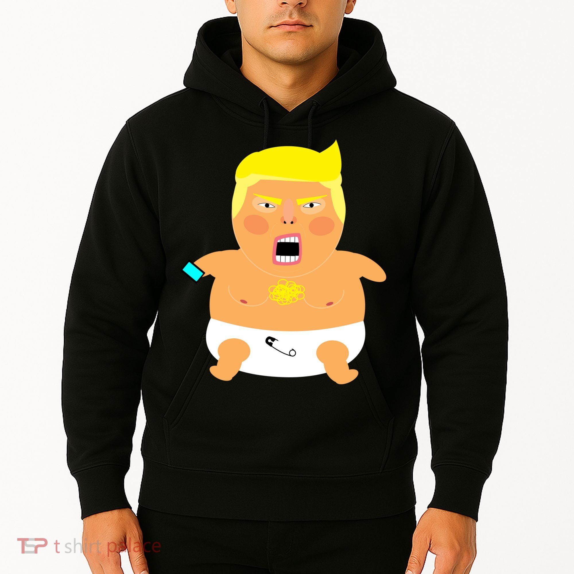 Funny Big Baby Trump Hoodie