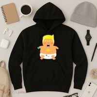 Funny Big Baby Trump Hoodie thumb 3