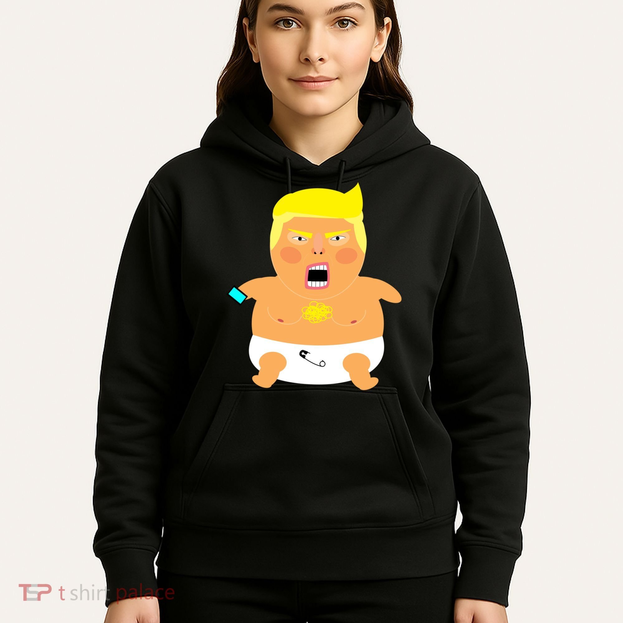 Funny Big Baby Trump Hoodie
