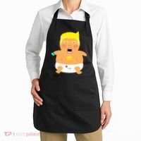 Funny Big Baby Trump Apron thumb 2