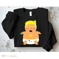 Funny Big Baby Trump Sweatshirt thumb 2