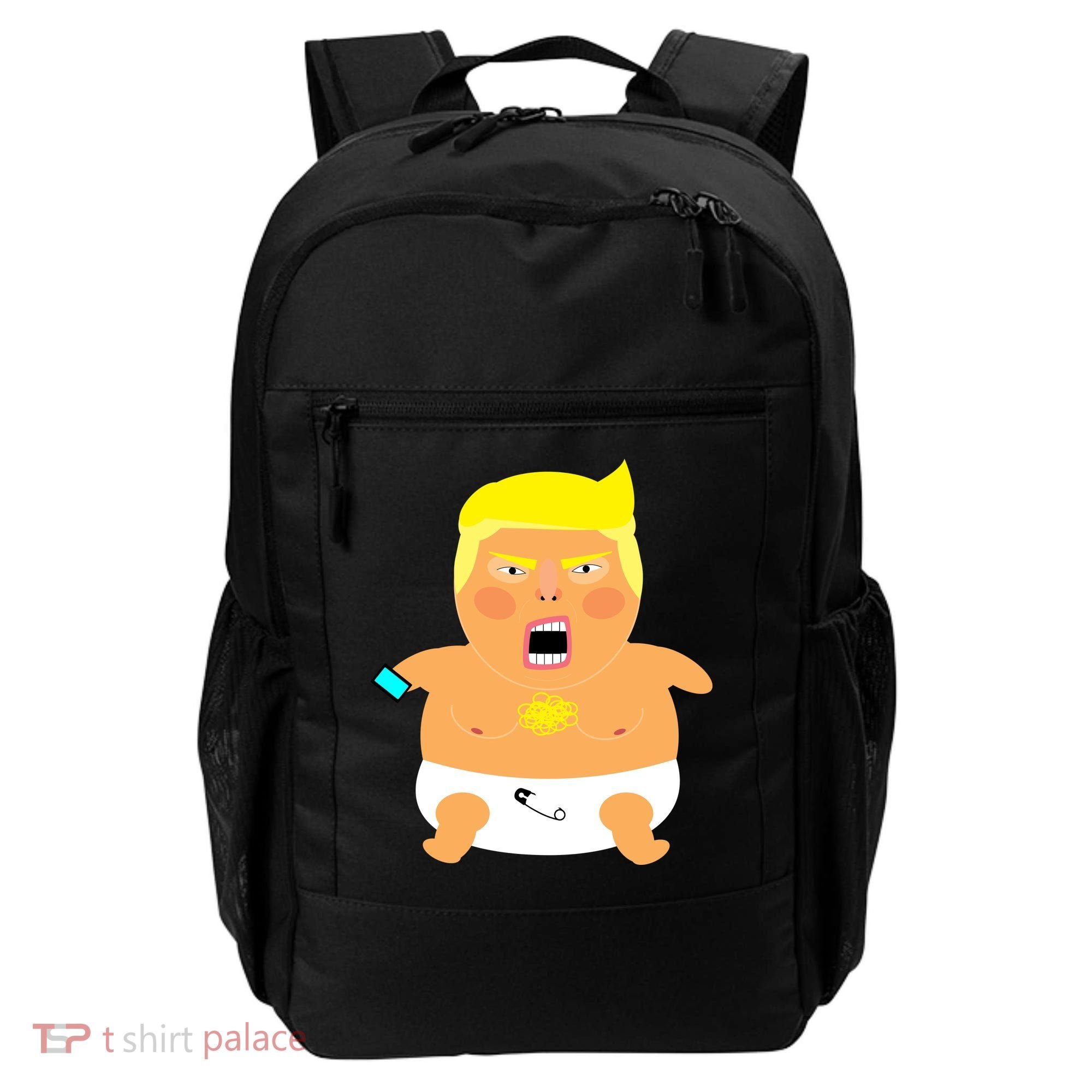 Funny Big Baby Trump Backpack