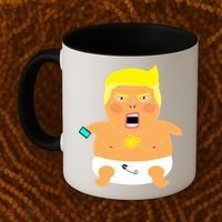 Funny Big Baby Trump Coffee Mug thumb 2
