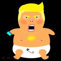 Funny Big Baby Trump Coffee Mug thumb 5