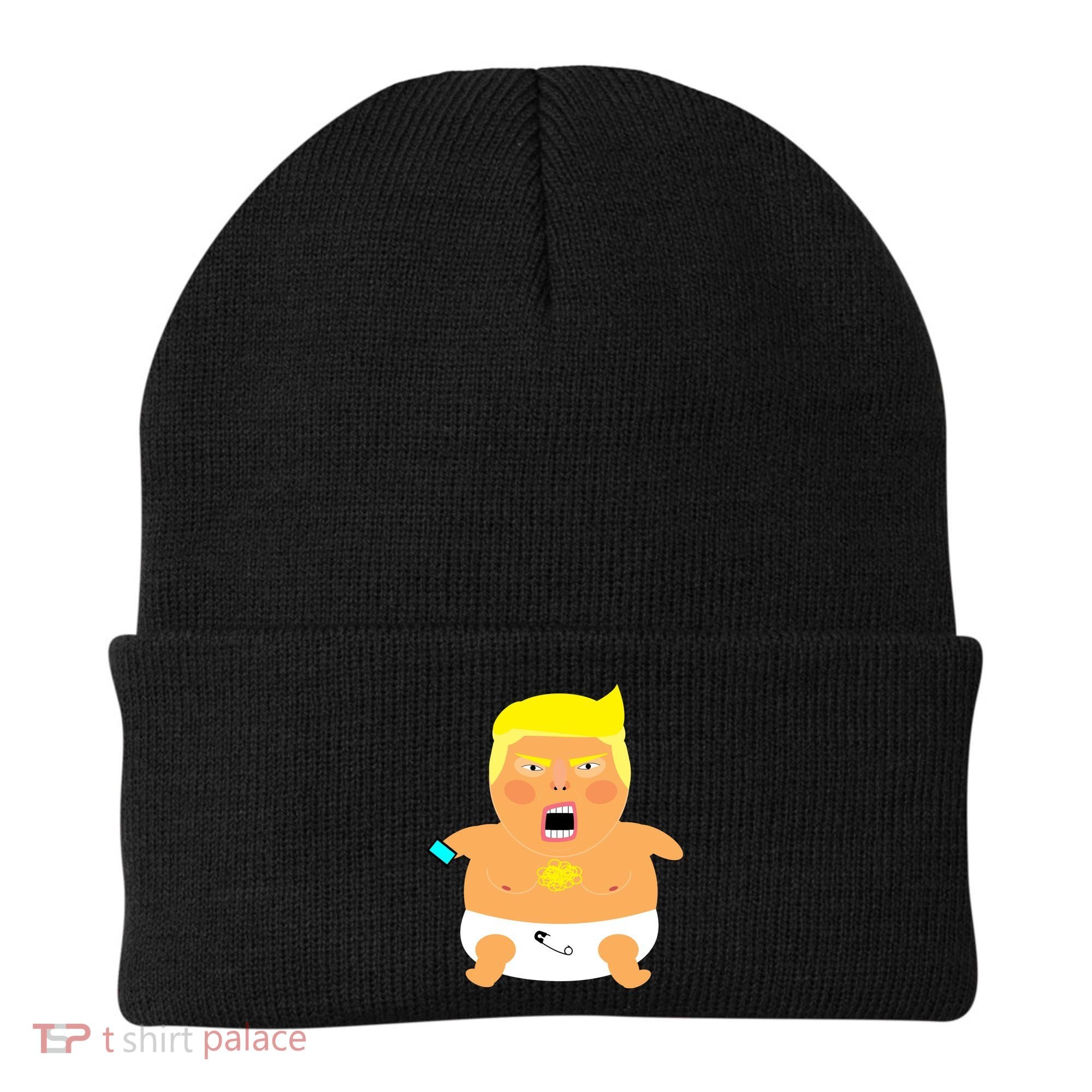 Funny Big Baby Trump Beanie