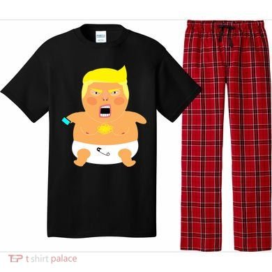 Funny Big Baby Trump Pajama Set