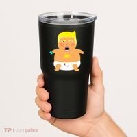 Funny Big Baby Trump Tumbler thumb 2