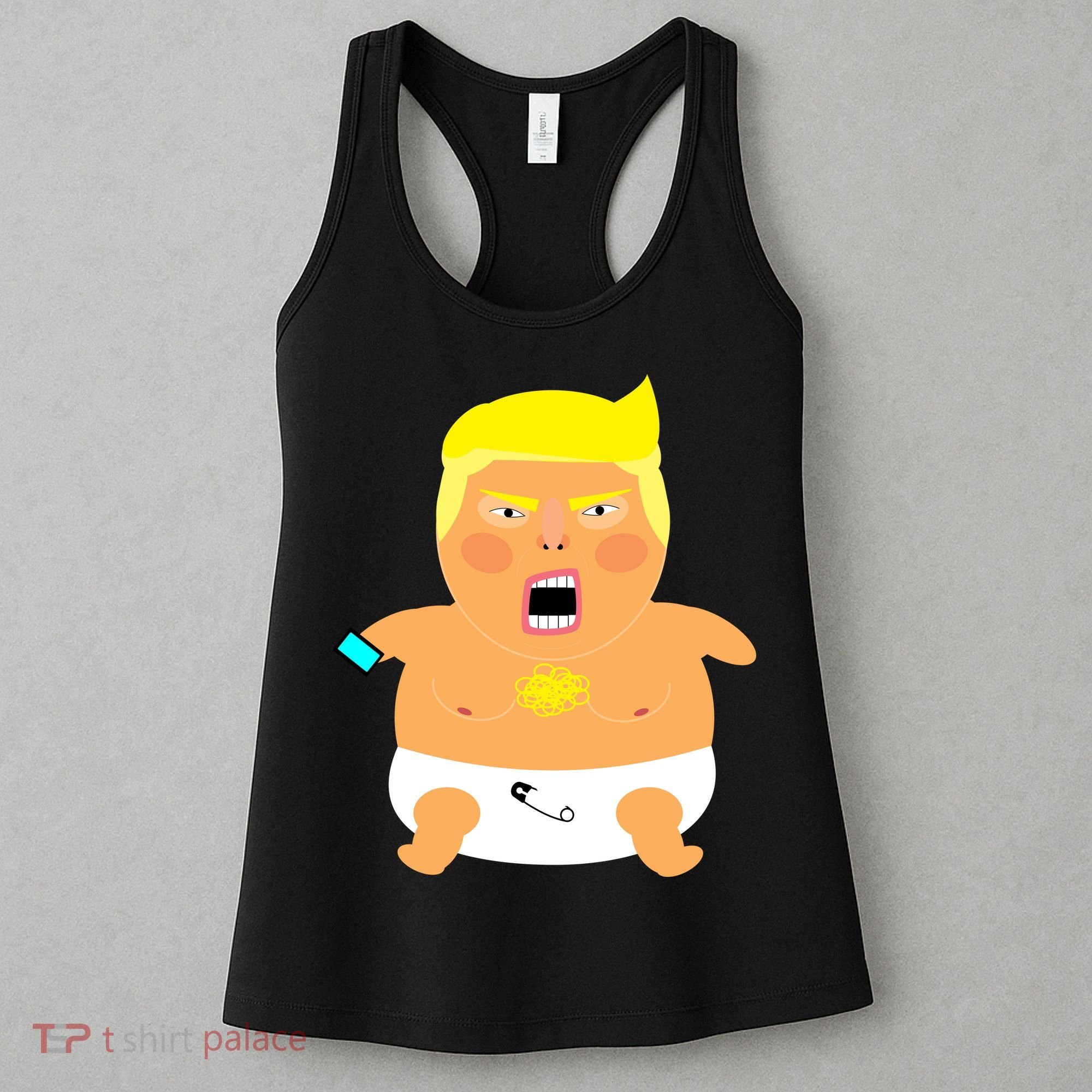 Funny Big Baby Trump Women's Tank Top