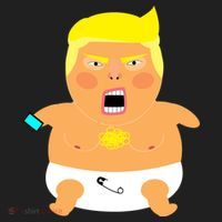 Funny Big Baby Trump Hat thumb 2