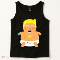 Funny Big Baby Trump Tank Top thumb 2