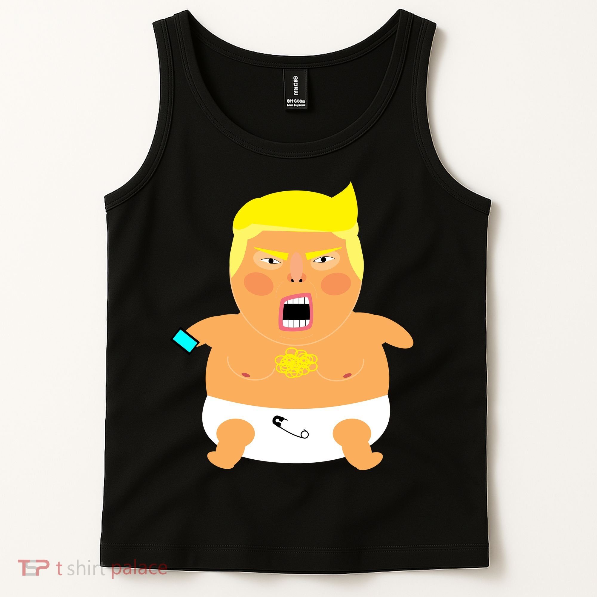 Funny Big Baby Trump Tank Top